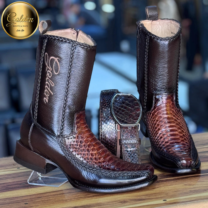 Botín Golden Valentin Exotico