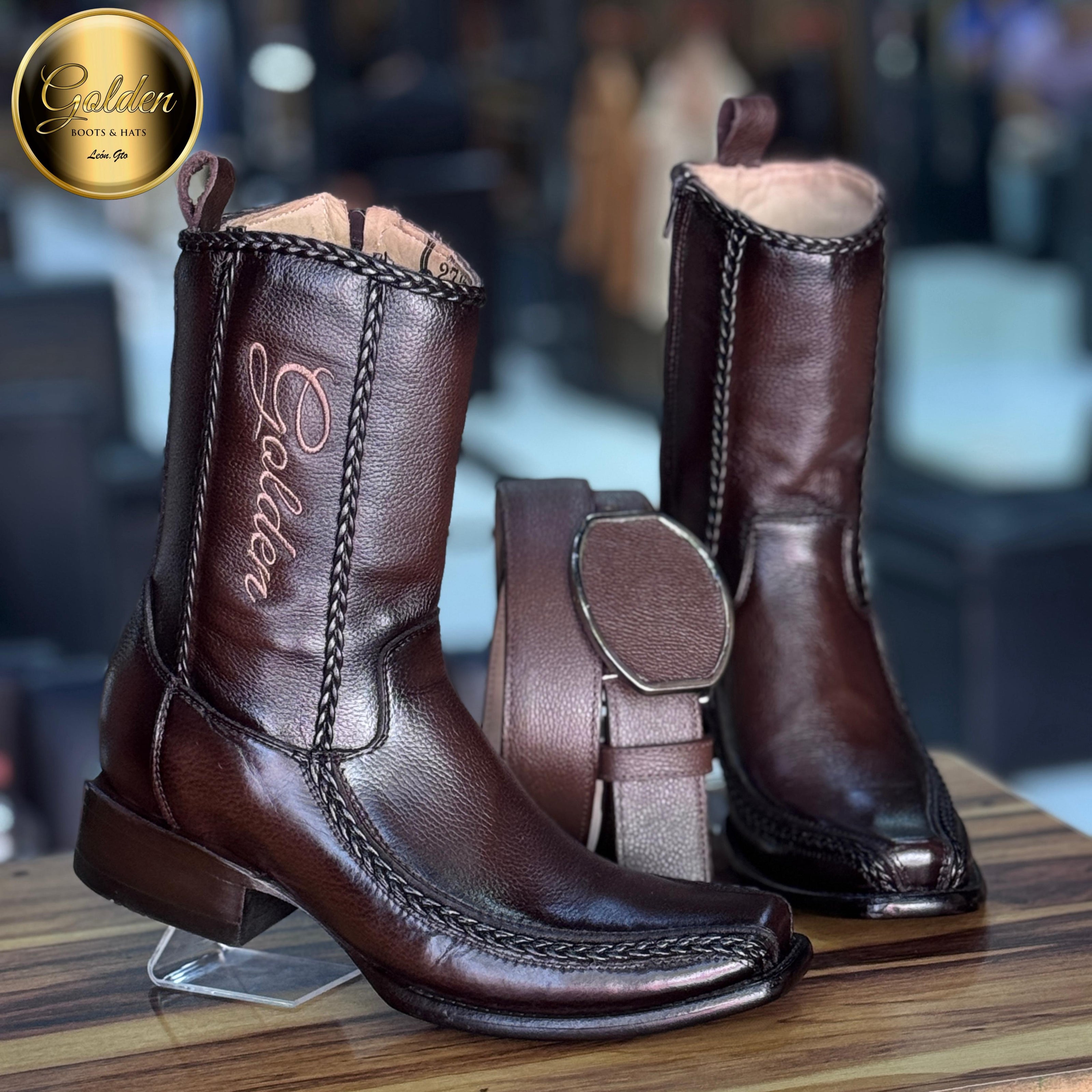 Botín Golden Valentin Venado Café