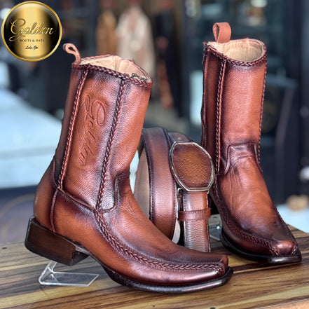 Botín Golden Valentin Venado Brandy