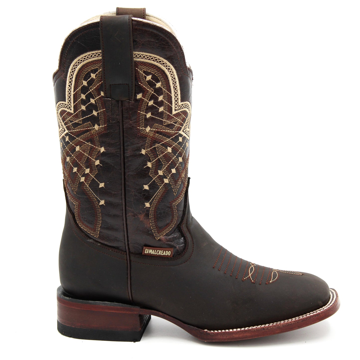 BOTA BULLDOG CRAZY RES CHOCOLATE SUELA DE CUERO