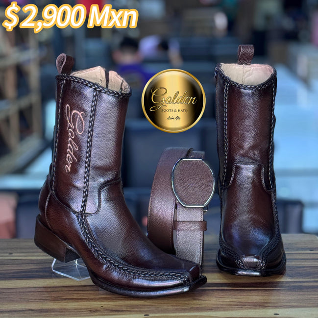 Botín Golden Valentin Venado Café