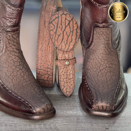 Botín Golden Orion Cuello De Toro Café