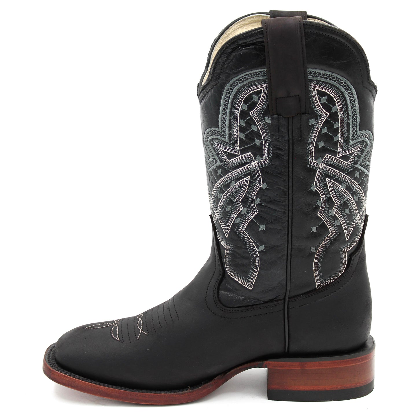 BOTA BULLDOG CRAZY RES NEGRO SUELA DE CUERO