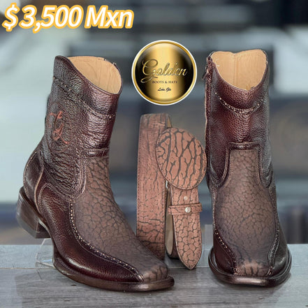 Botín Golden Orion Cuello De Toro Café