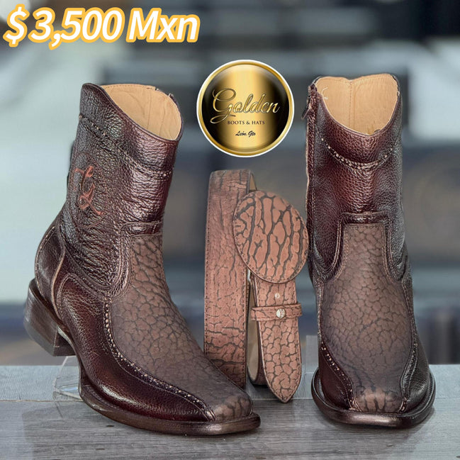 Botín Golden Orion Cuello De Toro Café