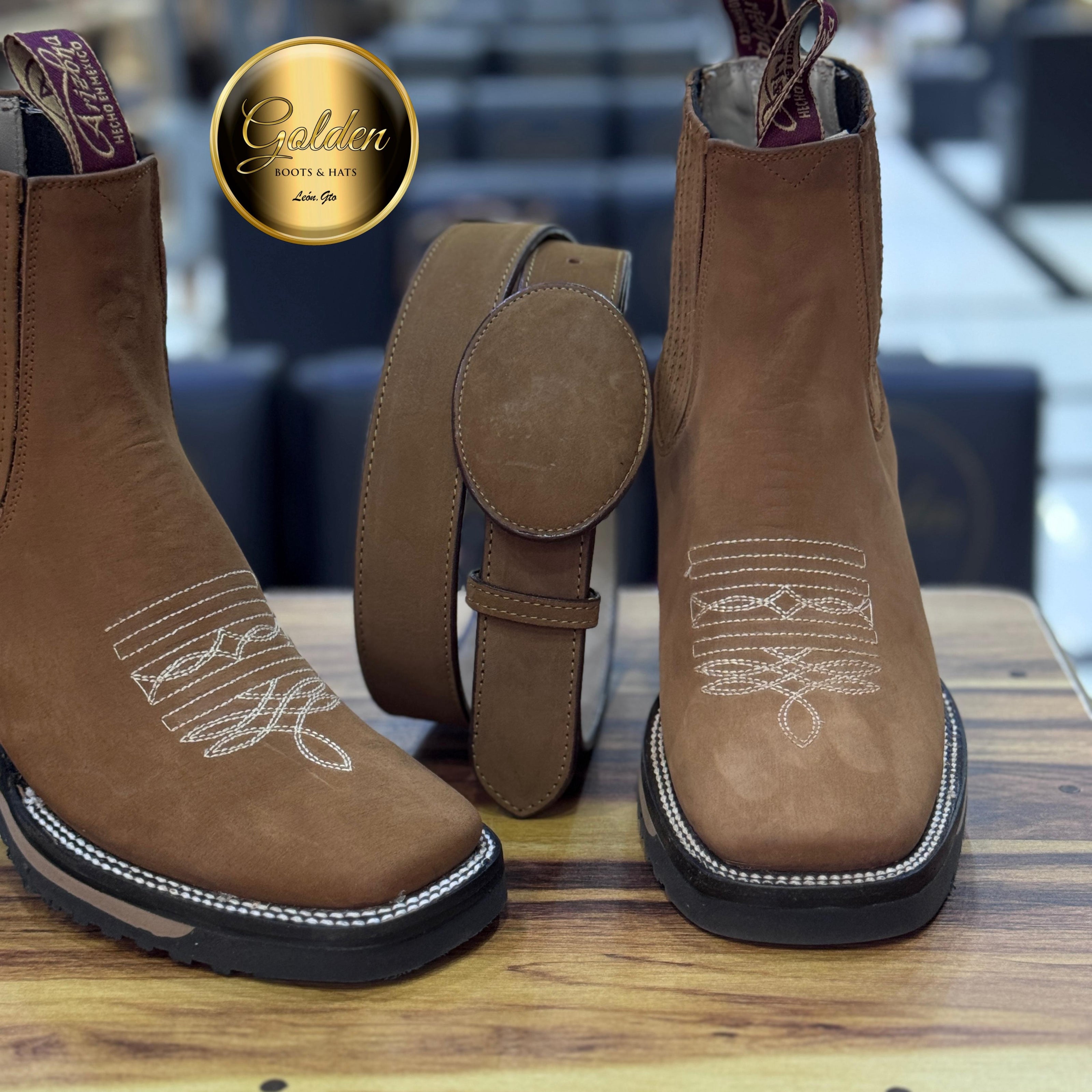 Botín Golden Res Topo Doble Dencidad