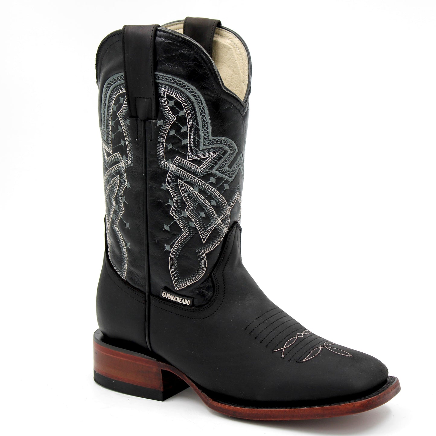 BOTA BULLDOG CRAZY RES NEGRO SUELA DE CUERO