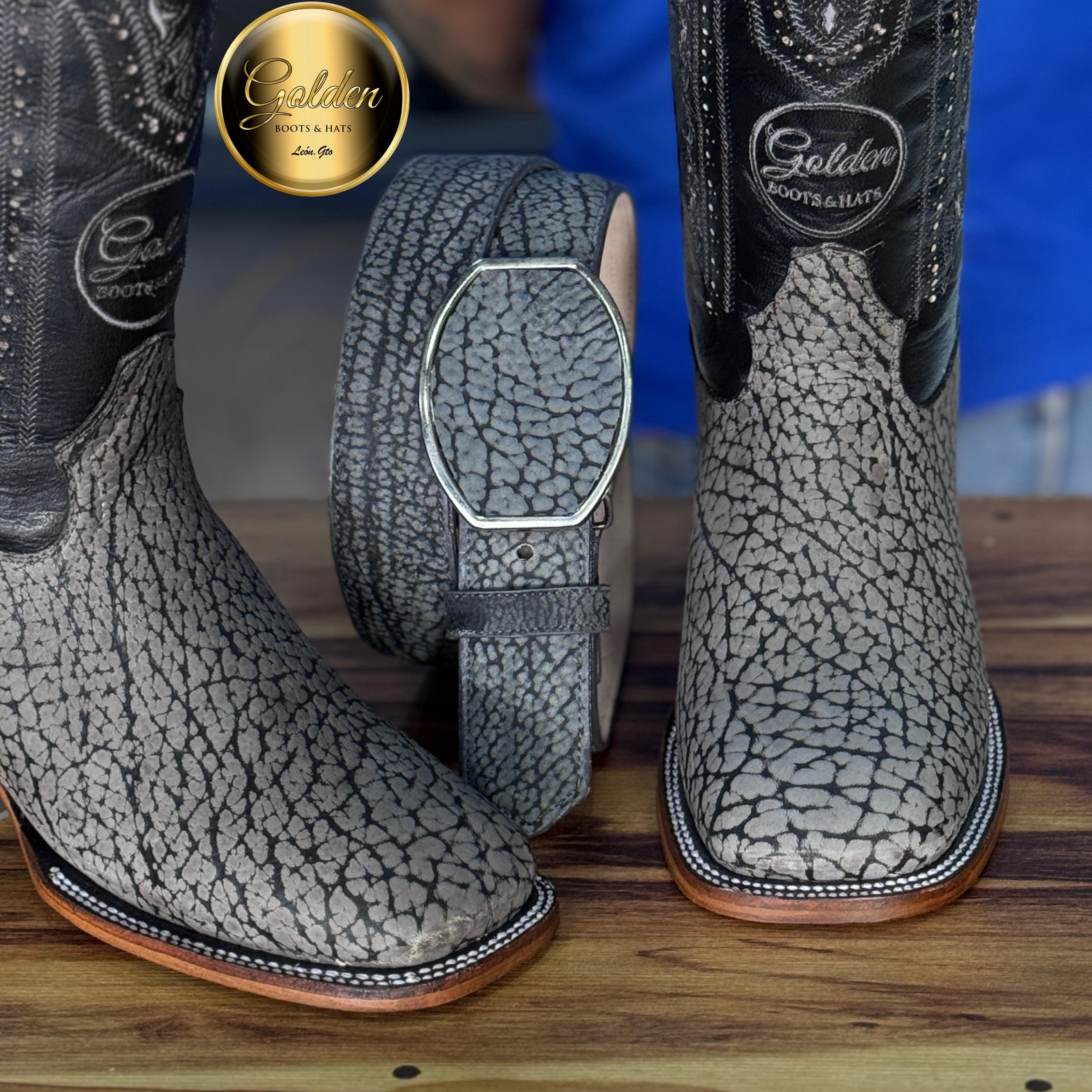 Bota Bulldog Cuello De Toro Gris