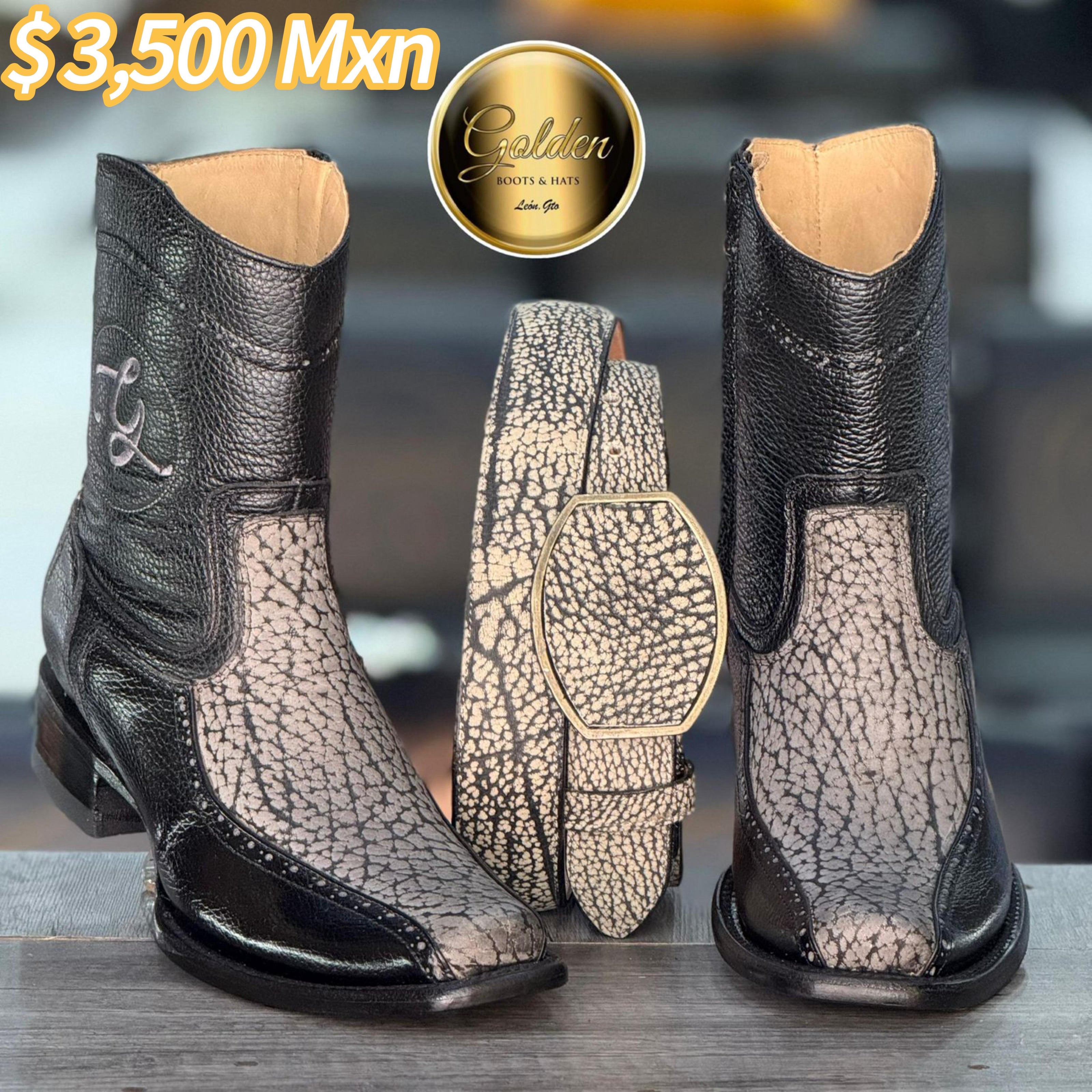 Botín Golden Orion Cuello De Toro Gris