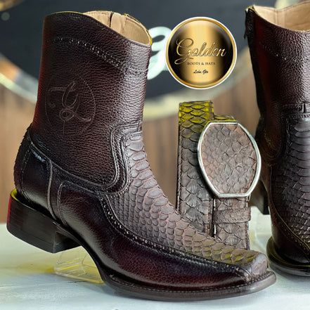 Botín Golden Orión Piton Nobuk Café