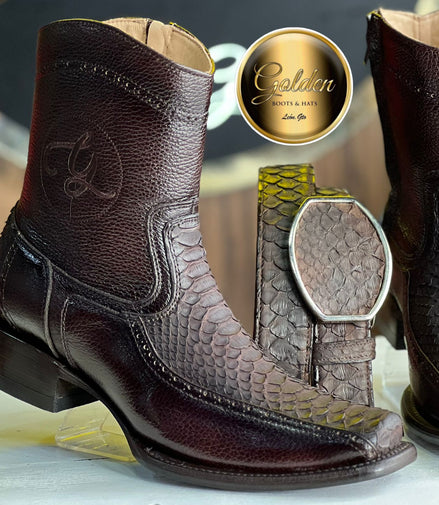 Botín Golden Orión Piton Nobuk Café