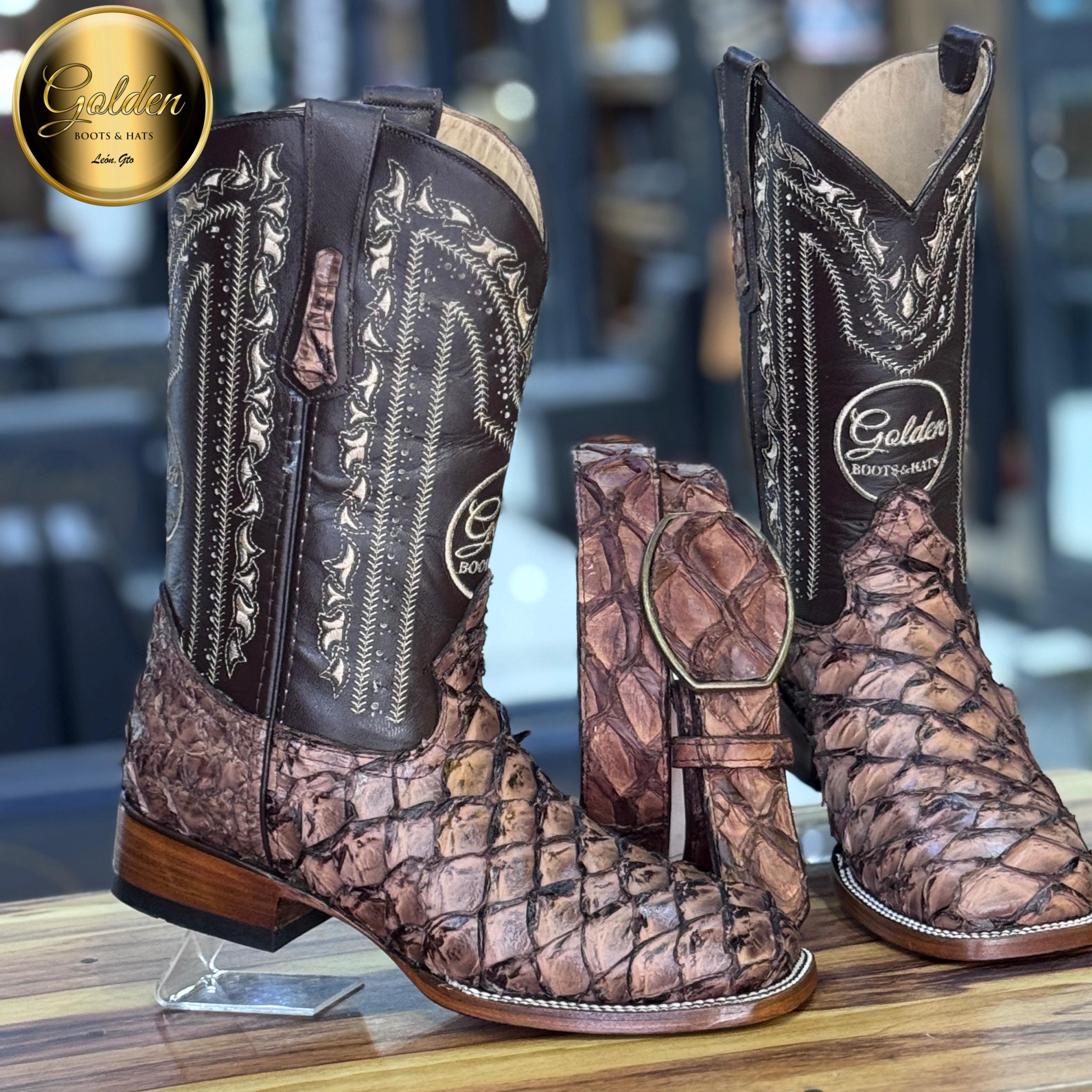 Bota Bulldog Golden Pescado Café Lustrado