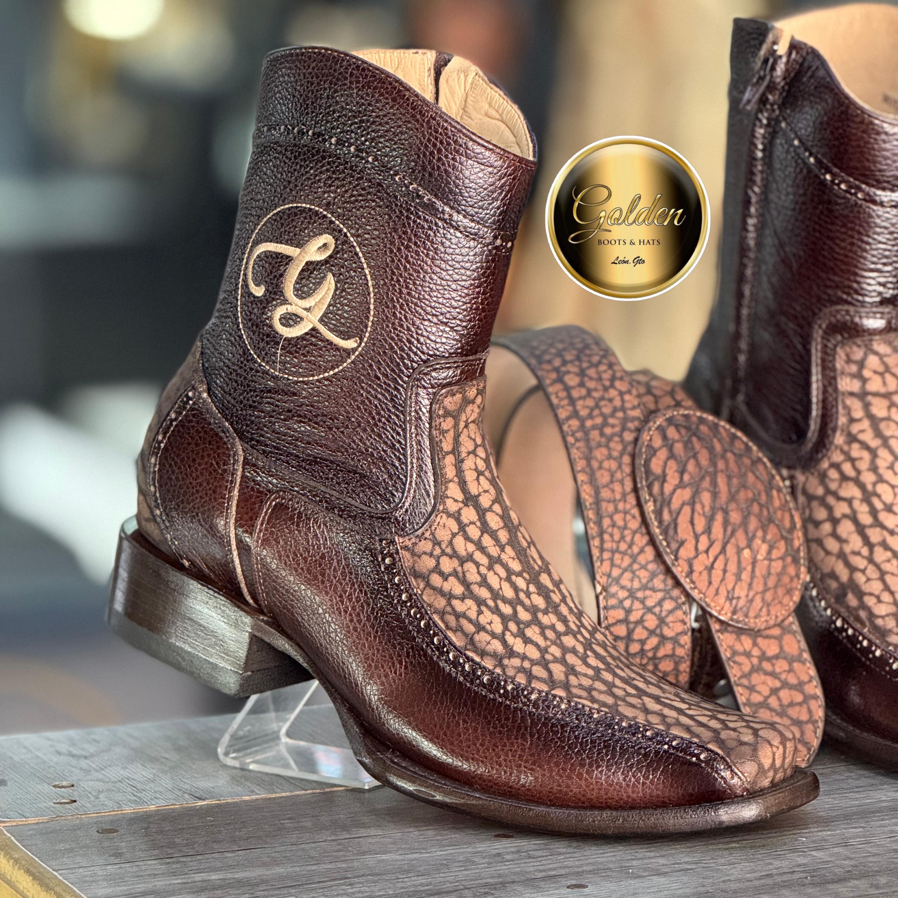 Botín Golden Orion Cuello De Toro Arena