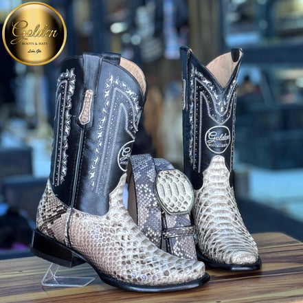 Bota Dubay Golden Piton Natural