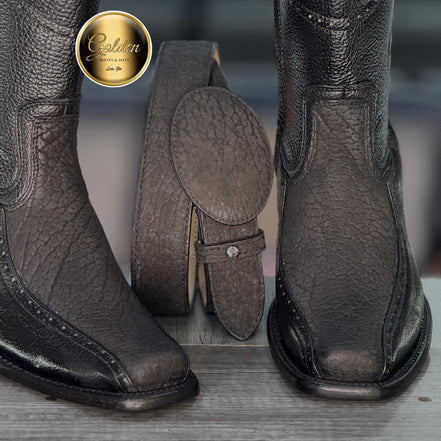 Botín Golden Orion Cuello De Toro Negro