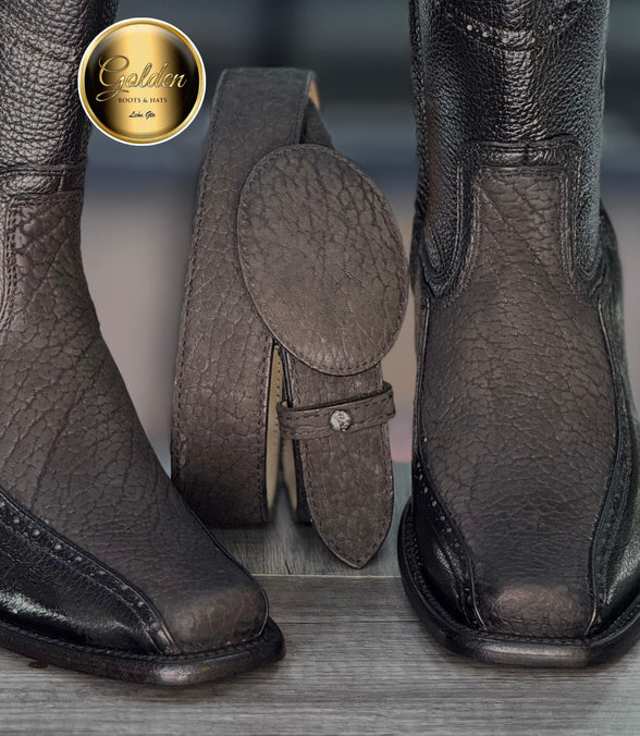 Botín Golden Orion Cuello De Toro Negro