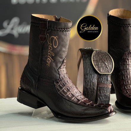 Botín Golden Orión Cocodrilo Cola