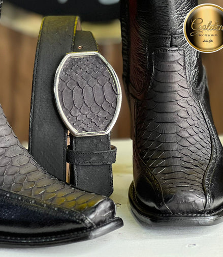 Botín Golden Orión Piton Nobuk Negro