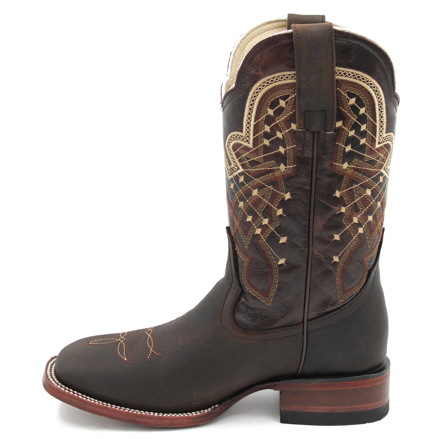 BOTA BULLDOG CRAZY RES CHOCOLATE SUELA DE CUERO