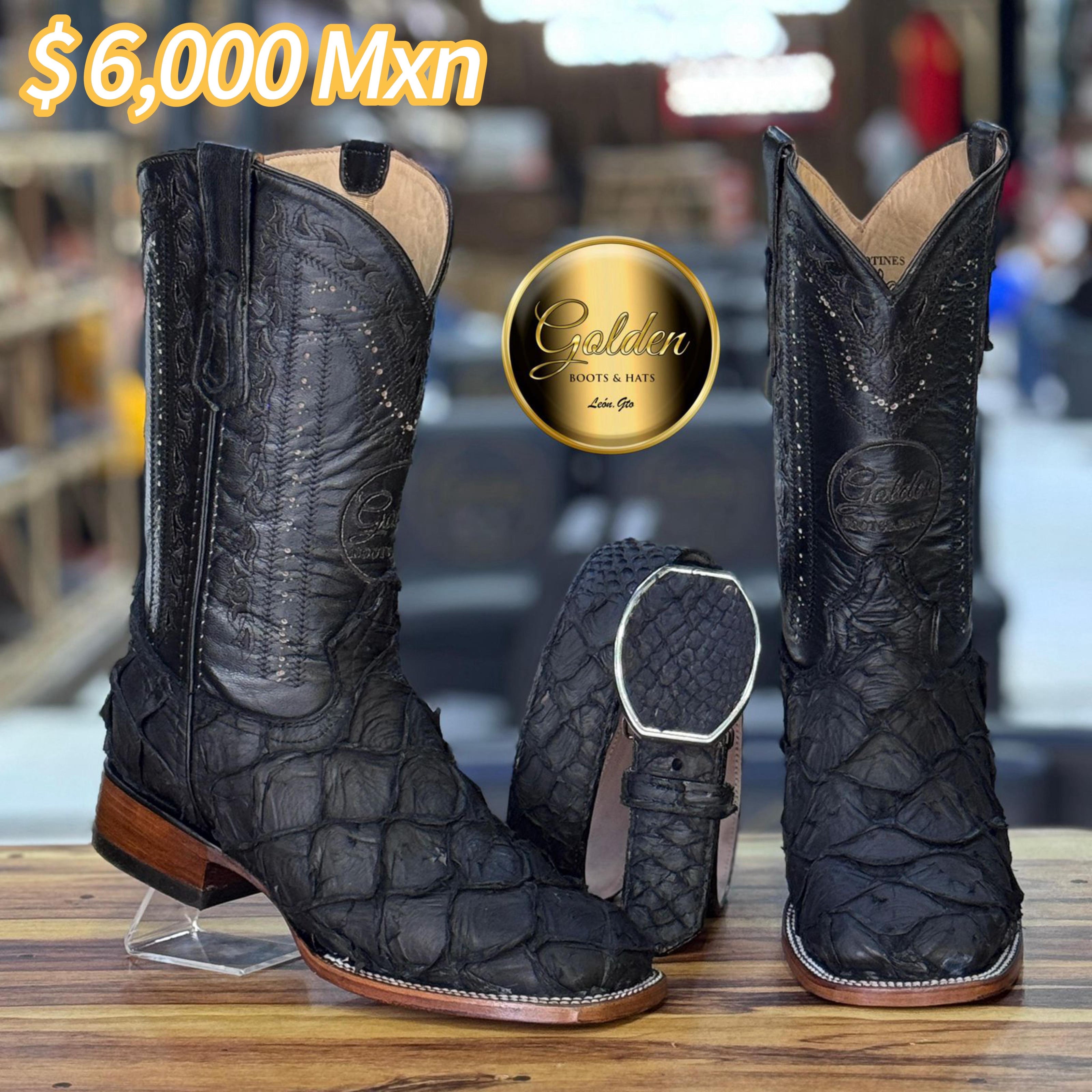 Bota Bulldog Pescado Negro Graso Nobuk