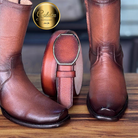 Botín Golden Santiago Brandy Venado