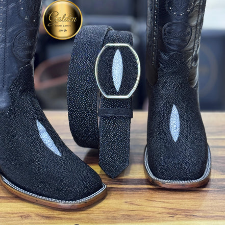 Bota Bulldog Mantarraya Macho Negro