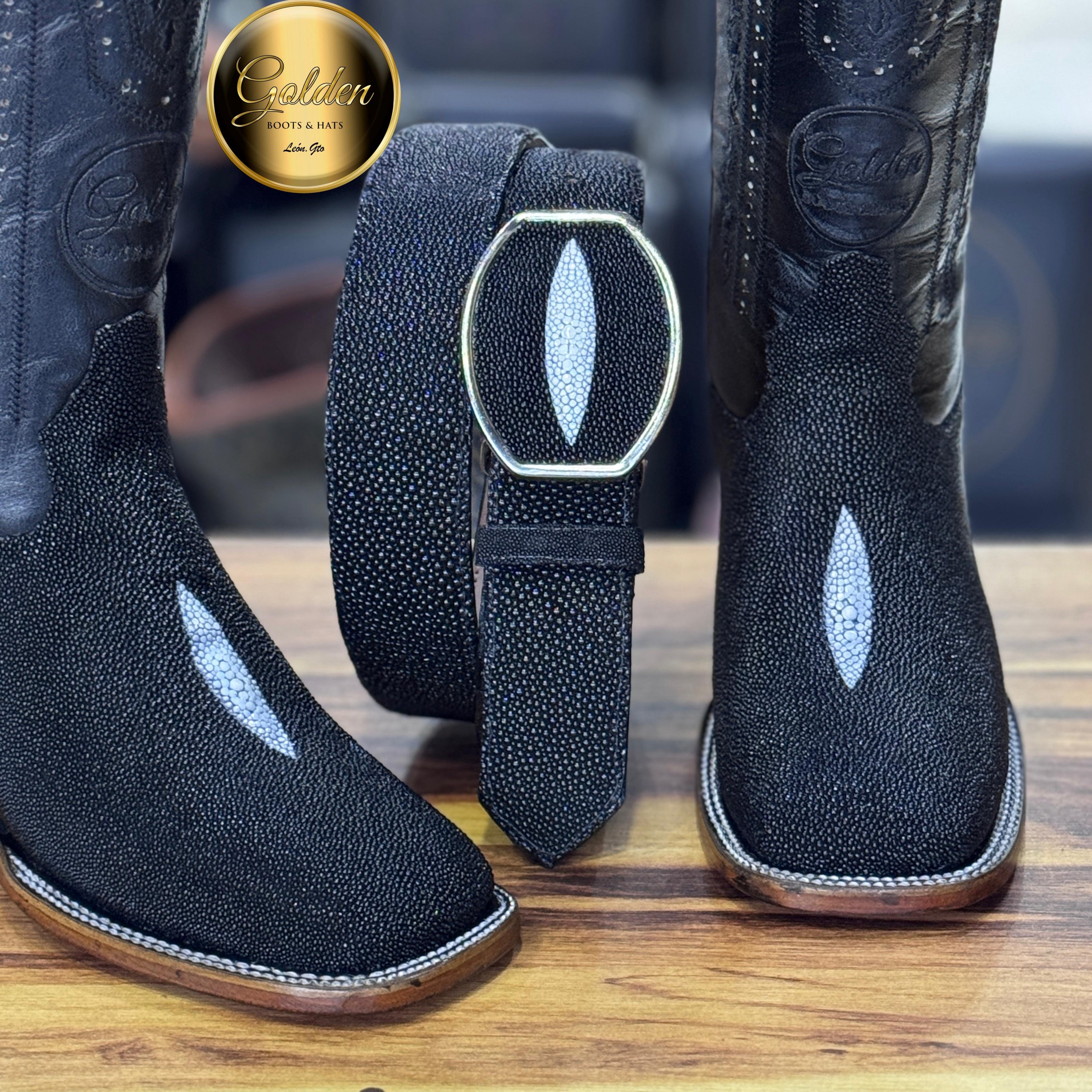 Bota Bulldog Mantarraya Macho Negro