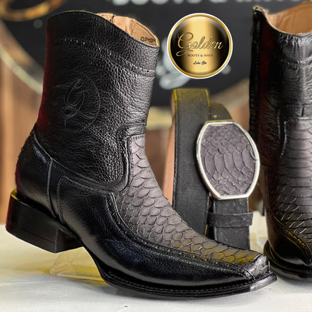 Botín Golden Orión Piton Nobuk Negro