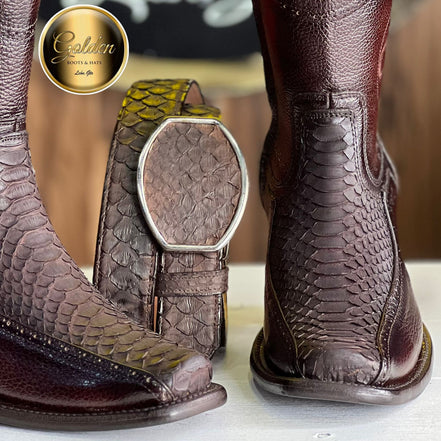 Botín Golden Orión Piton Nobuk Café