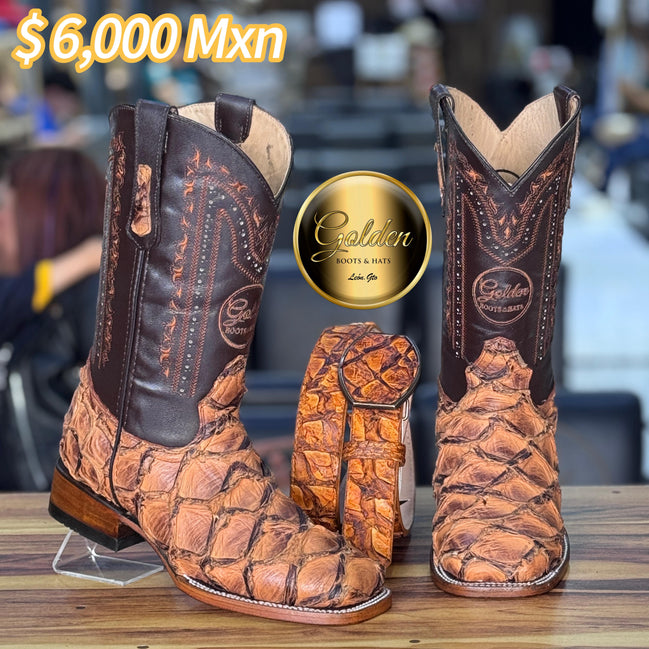 Bota Bulldog Golden Pescado Paja
