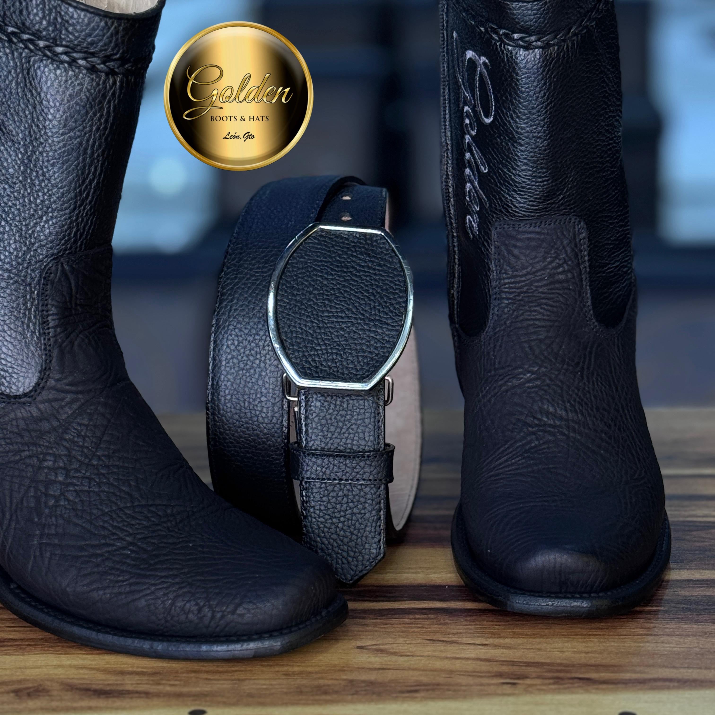 Botín Golden Búfalo Negro