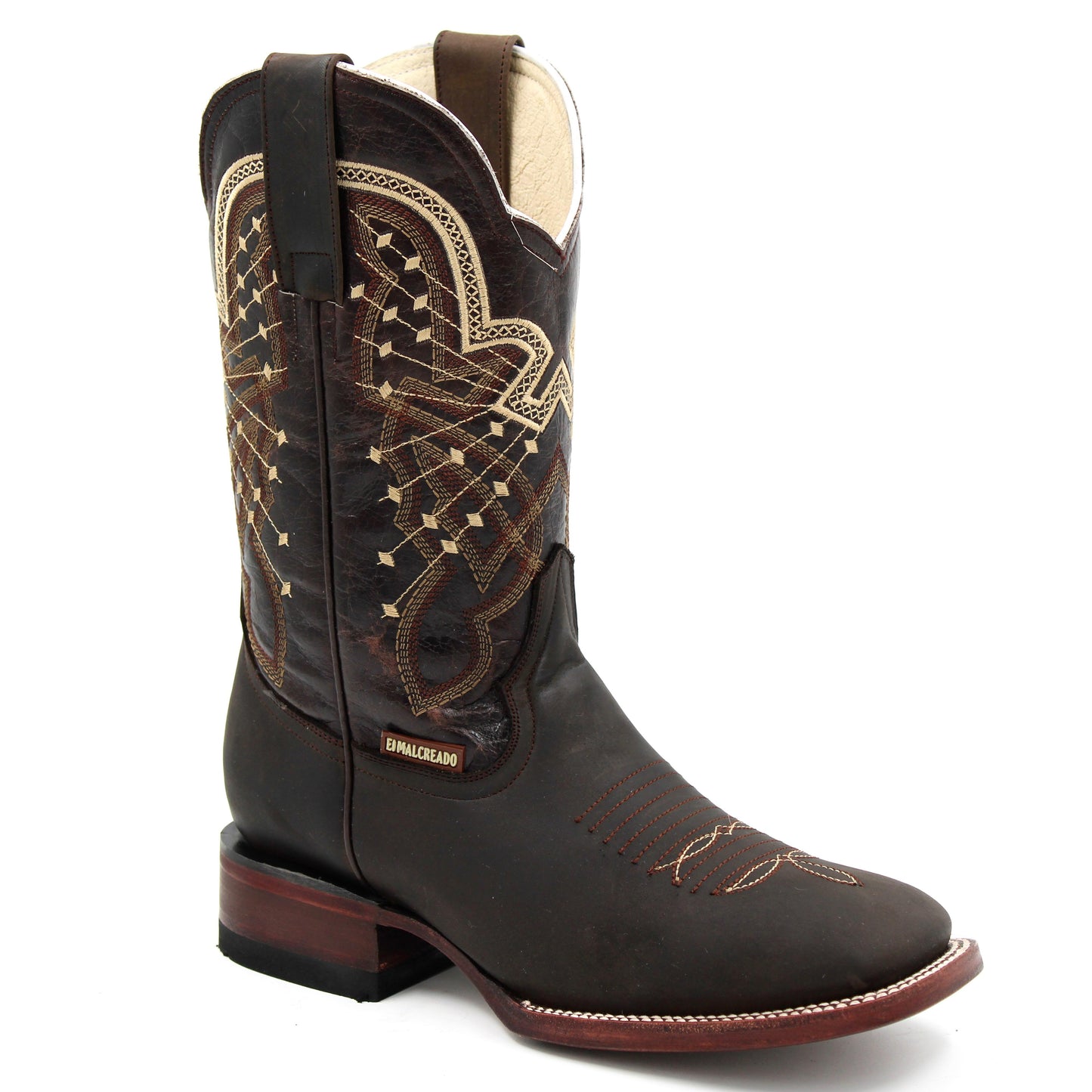 BOTA BULLDOG CRAZY RES CHOCOLATE SUELA DE CUERO