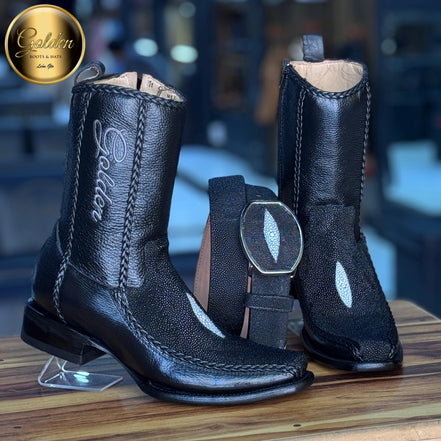 Botín Golden Valentin Mantarraya Macho