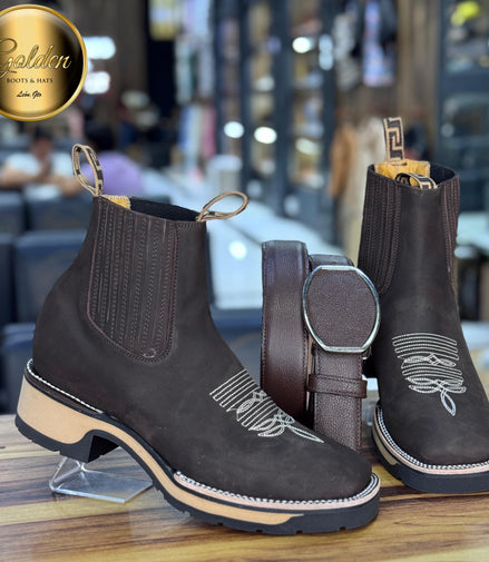 Botín Golden Res Café Doble Dencidad