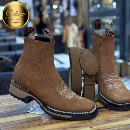 Botín Golden Res Topo Doble Dencidad