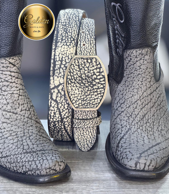 Botín Golden Cuello De Toro Gris
