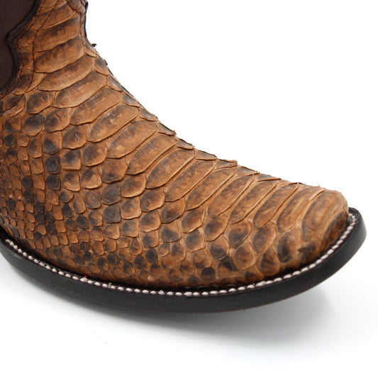 BOTA DUBAY PITON TAUPE PREMIUN SUELA DE CUERO