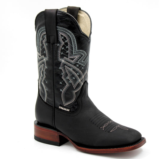 BOTA BULLDOG CRAZY RES NEGRO SUELA DE CUERO