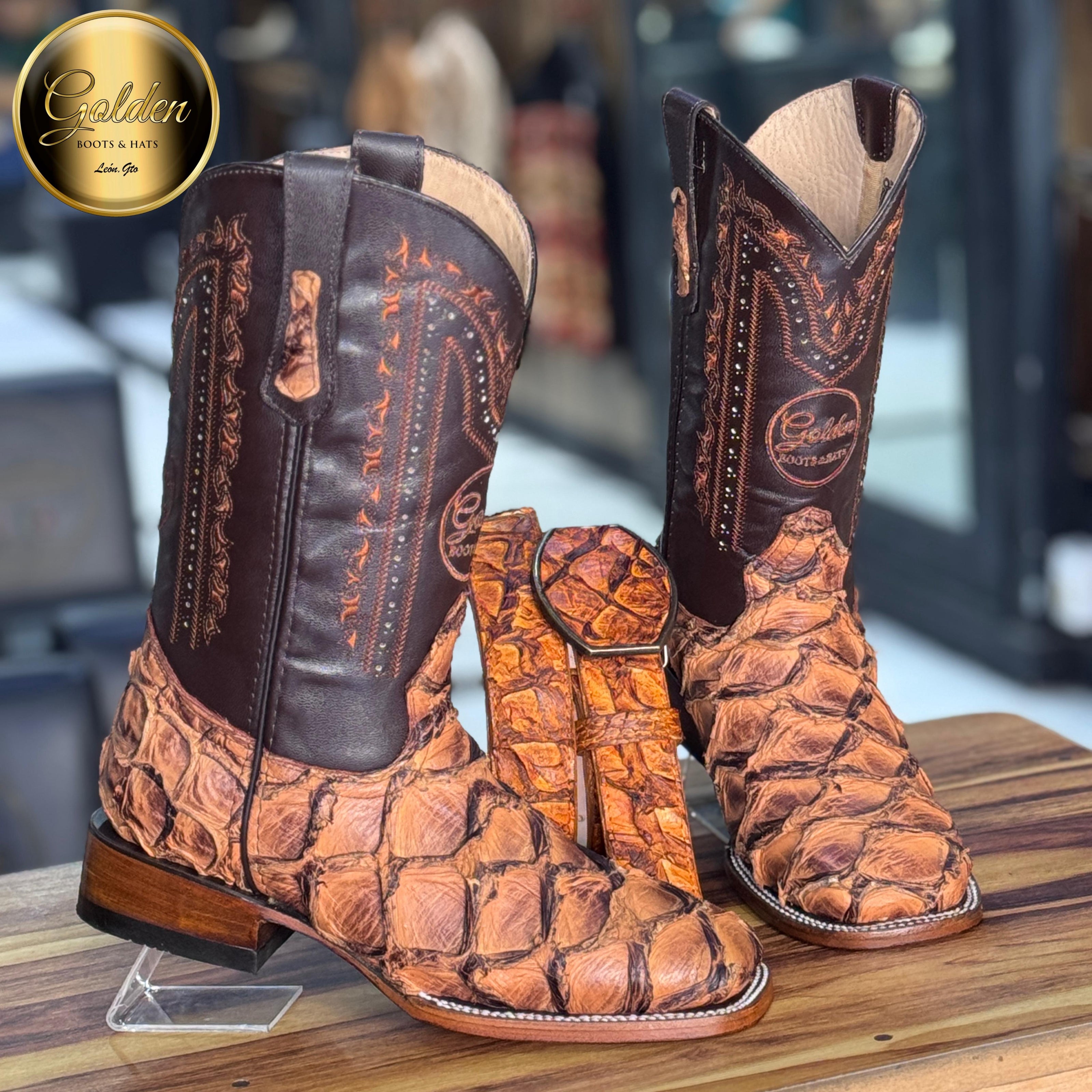 Bota Bulldog Golden Pescado Paja