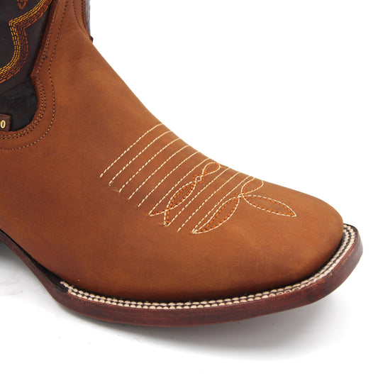 BOTA BULLDGO CRAZY RES MIEL SUELA DE CUERO