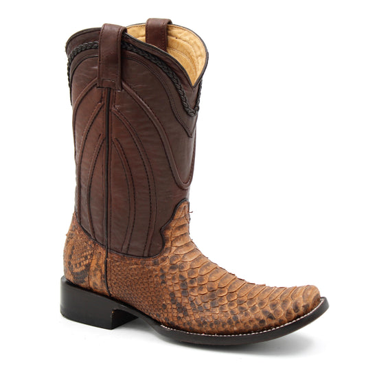 BOTA DUBAY PITON TAUPE PREMIUN SUELA DE CUERO
