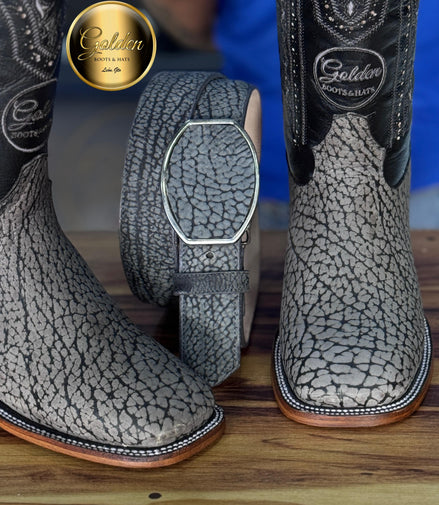 Bota Bulldog Cuello De Toro Gris