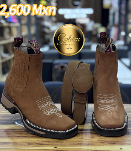 Botín Golden Res Topo Doble Dencidad