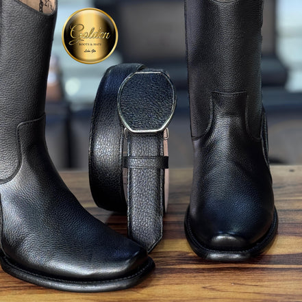 Botín Golden Paris Venado Negro