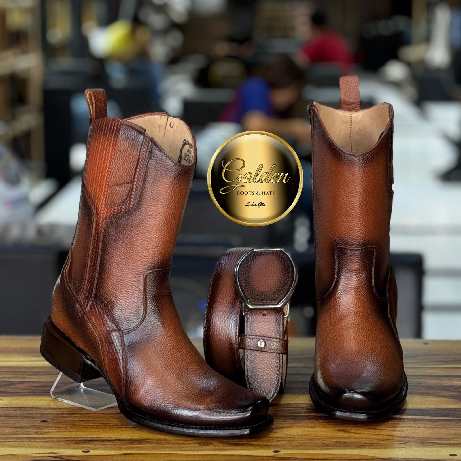 Botin Golden Paris Venado Brandy