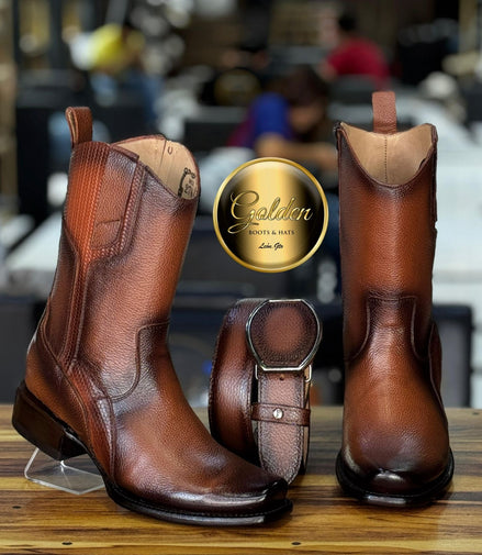 Botin Golden Paris Venado Brandy