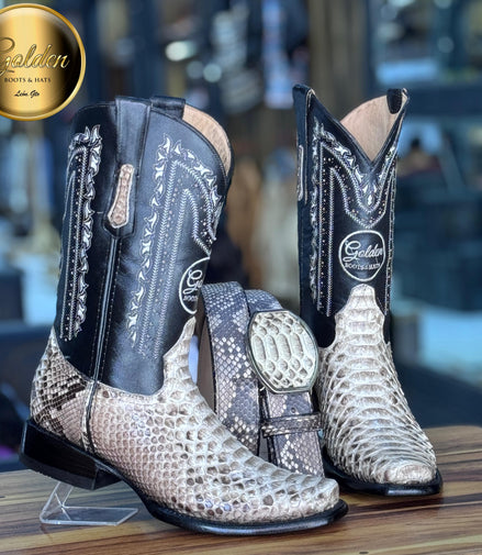 Bota Dubay Golden Piton Natural