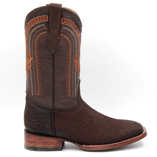 BOTA BULLDOG CUELLO DE TORO TABACO CON SUELA DE CUERO