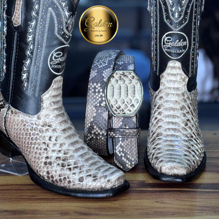 Bota Dubay Golden Piton Natural