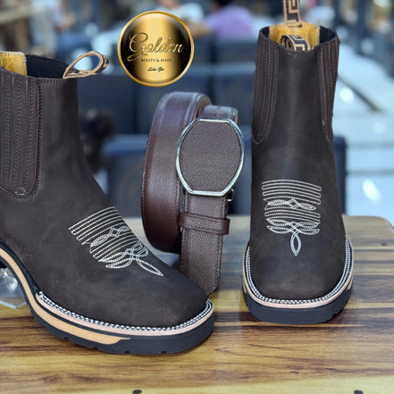 Botín Golden Res Café Doble Dencidad